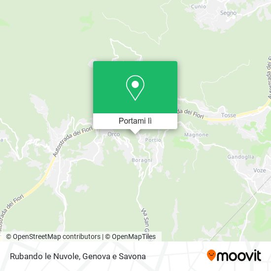 Mappa Rubando le Nuvole