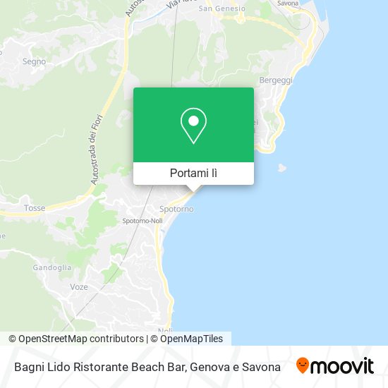 Mappa Bagni Lido Ristorante Beach Bar