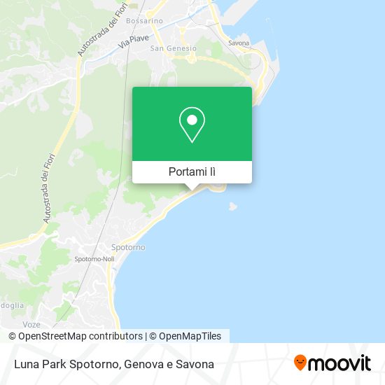 Mappa Luna Park Spotorno