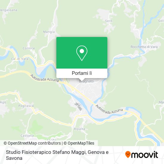 Mappa Studio Fisioterapico Stefano Maggi