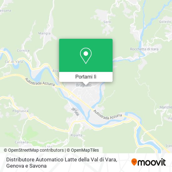 Mappa Distributore Automatico Latte della Val di Vara