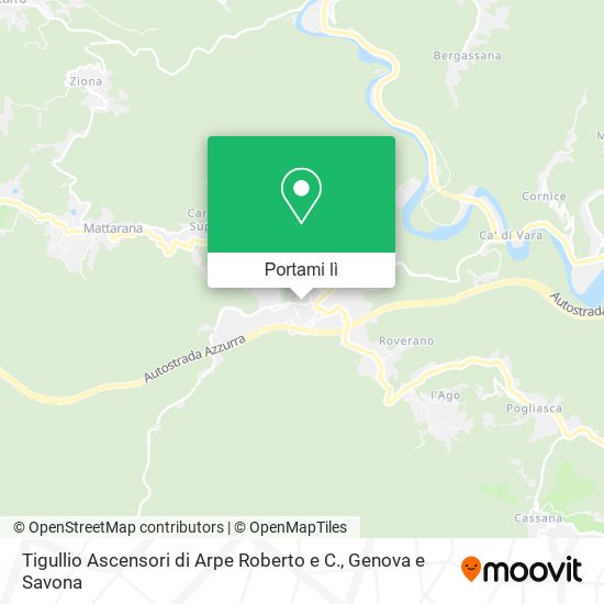 Mappa Tigullio Ascensori di Arpe Roberto e C.