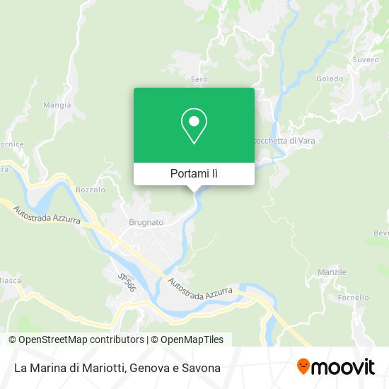 Mappa La Marina di Mariotti