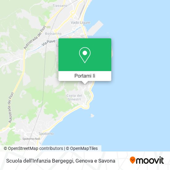 Mappa Scuola dell'Infanzia Bergeggi