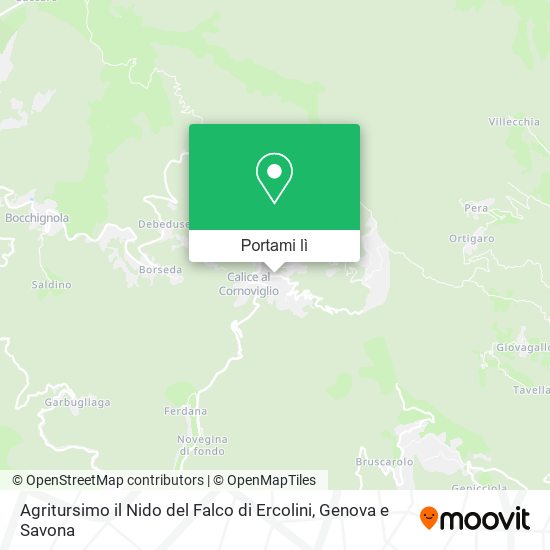 Mappa Agritursimo il Nido del Falco di Ercolini