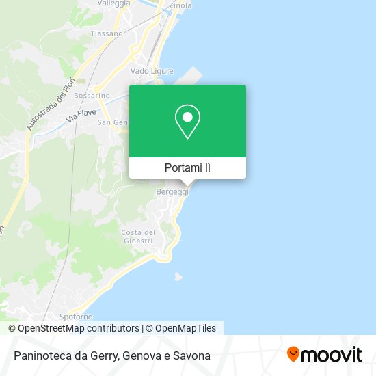 Mappa Paninoteca da Gerry