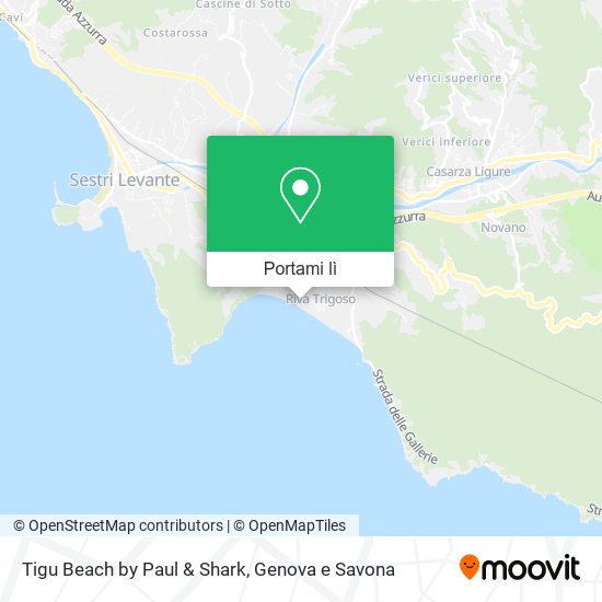 Mappa Tigu Beach by Paul & Shark