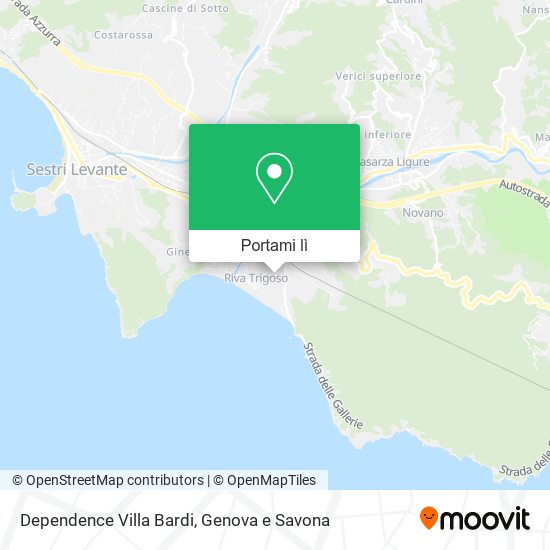 Mappa Dependence Villa Bardi