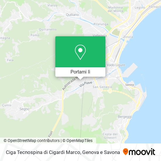 Mappa Ciga Tecnospina di Cigardi Marco
