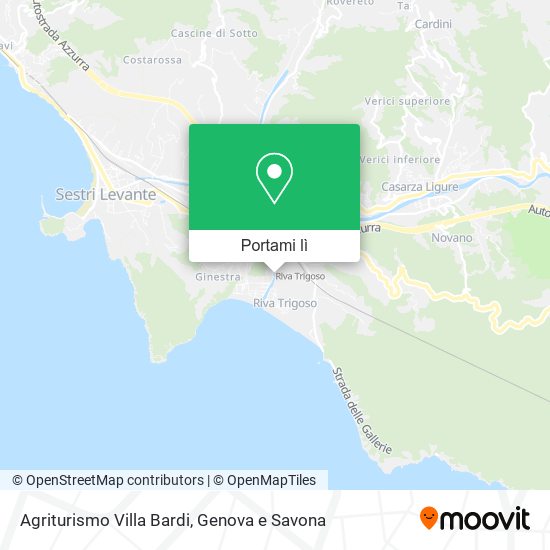 Mappa Agriturismo Villa Bardi