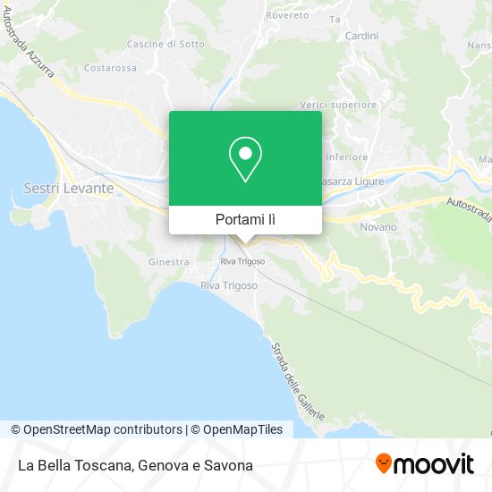 Mappa La Bella Toscana