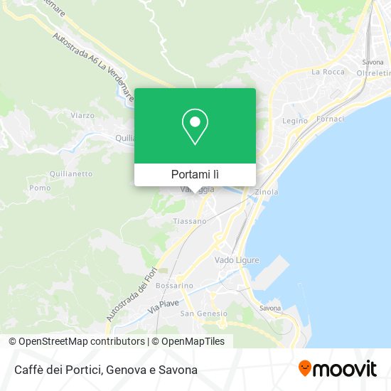 Mappa Caffè dei Portici