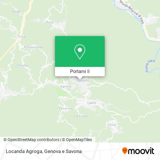 Mappa Locanda Agroga