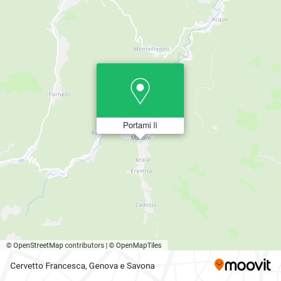 Mappa Cervetto Francesca