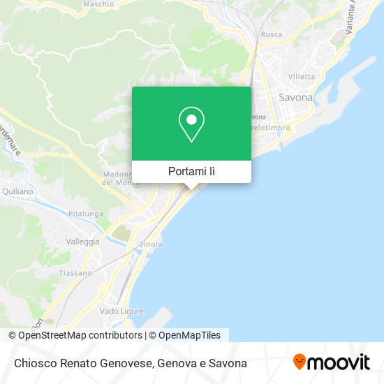 Mappa Chiosco Renato Genovese