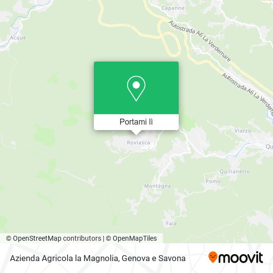 Mappa Azienda Agricola la Magnolia