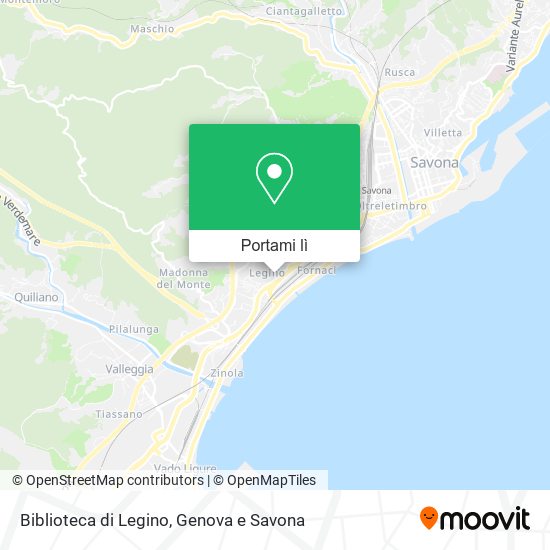 Mappa Biblioteca di Legino