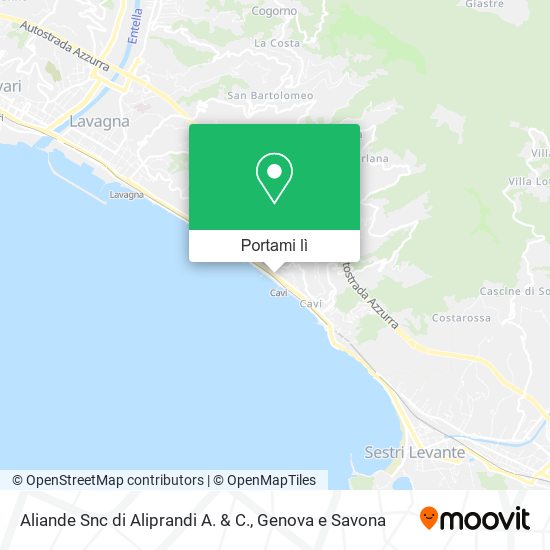 Mappa Aliande Snc di Aliprandi A. & C.