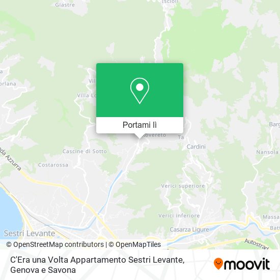Mappa C'Era una Volta Appartamento Sestri Levante