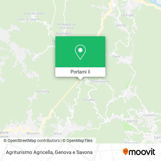 Mappa Agriturismo Agricella