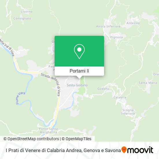 Mappa I Prati di Venere di Calabria Andrea
