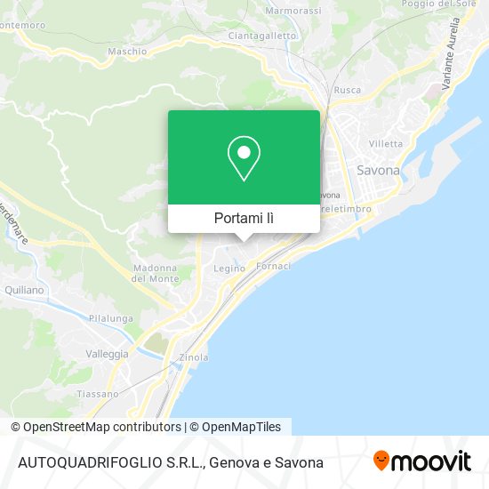 Mappa AUTOQUADRIFOGLIO S.R.L.