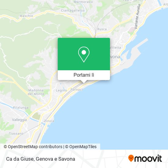 Mappa Ca da Giuse