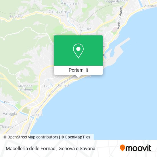Mappa Macelleria delle Fornaci