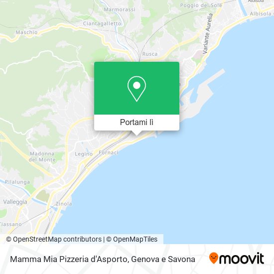 Mappa Mamma Mia Pizzeria d'Asporto