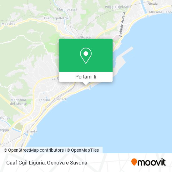 Mappa Caaf Cgil Liguria