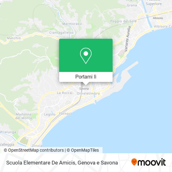 Mappa Scuola Elementare De Amicis