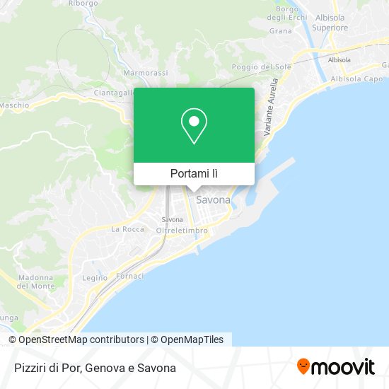 Mappa Pizziri di Por