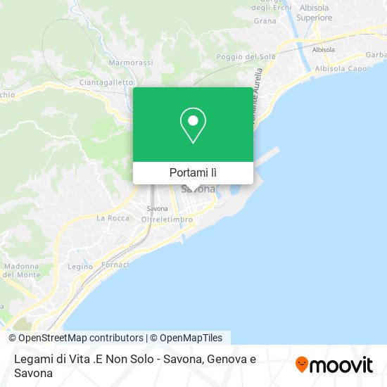 Mappa Legami di Vita .E Non Solo - Savona