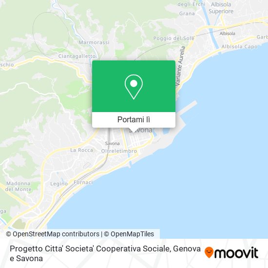 Mappa Progetto Citta' Societa' Cooperativa Sociale