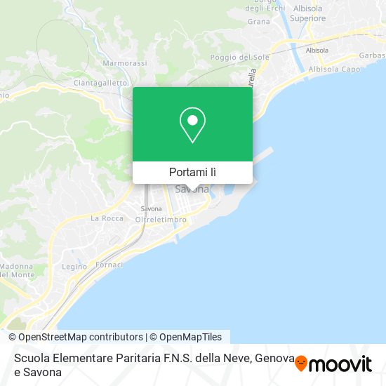Mappa Scuola Elementare Paritaria F.N.S. della Neve
