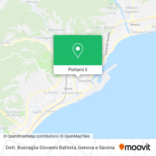 Mappa Dott. Buscaglia Giovanni Battista