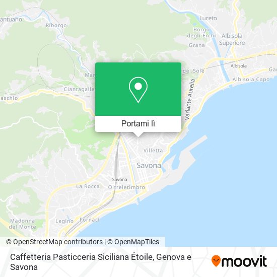 Mappa Caffetteria Pasticceria Siciliana Étoile