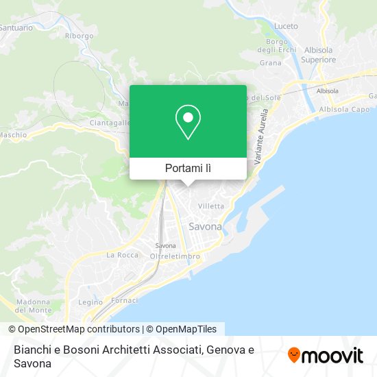 Mappa Bianchi e Bosoni Architetti Associati