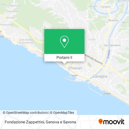 Mappa Fondazione Zappettini