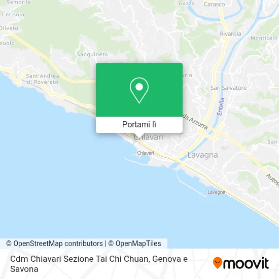Mappa Cdm Chiavari Sezione Tai Chi Chuan
