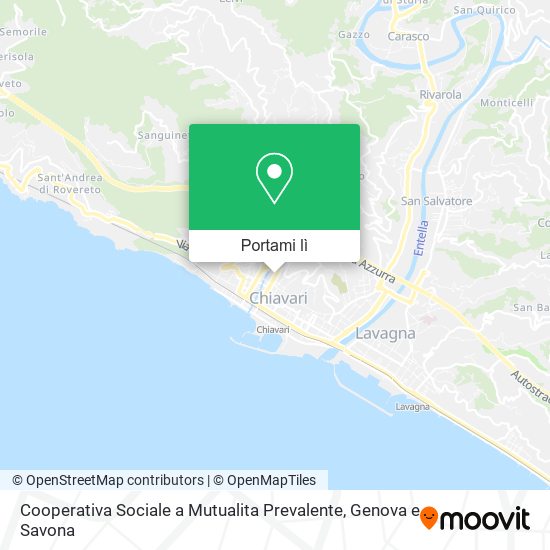 Mappa Cooperativa Sociale a Mutualita Prevalente