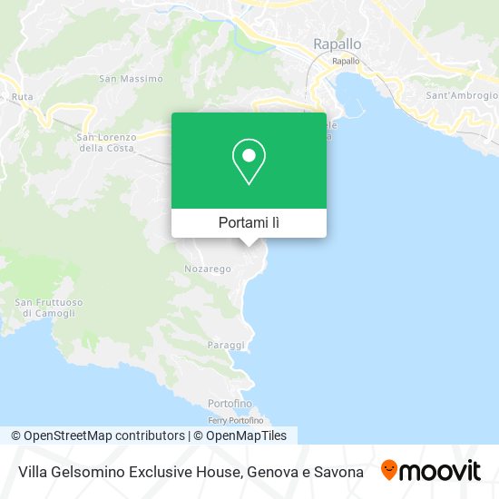 Mappa Villa Gelsomino Exclusive House