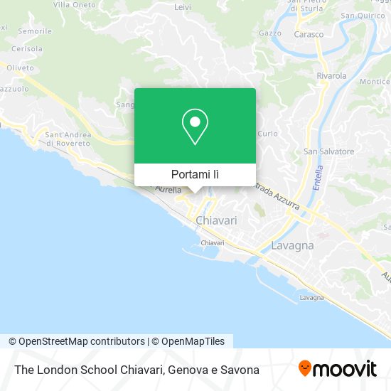 Mappa The London School Chiavari