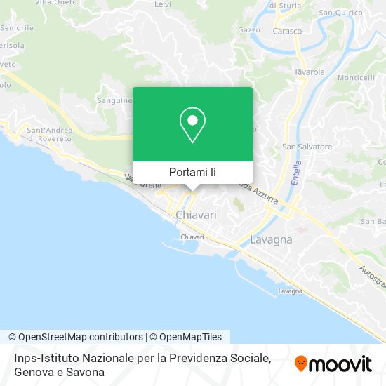 Mappa Inps-Istituto Nazionale per la Previdenza Sociale