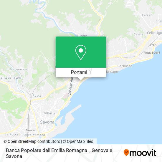 Mappa Banca Popolare dell'Emilia Romagna .