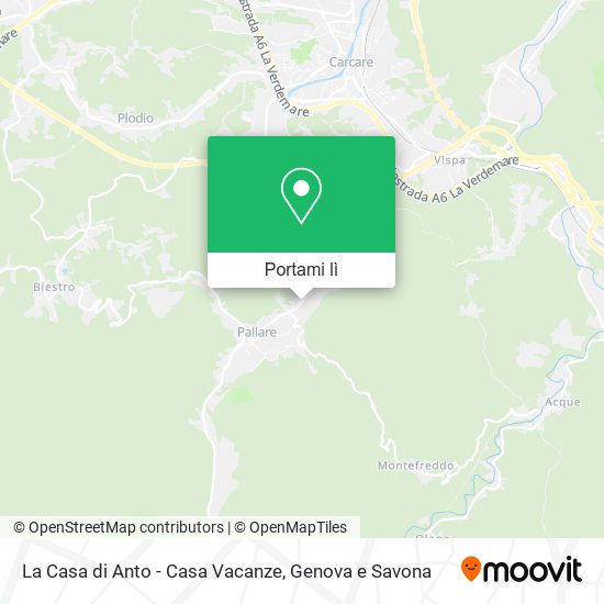 Mappa La Casa di Anto - Casa Vacanze