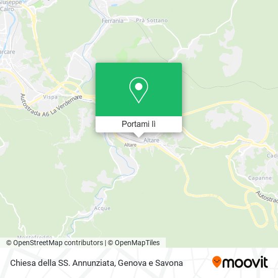 Mappa Chiesa della SS. Annunziata