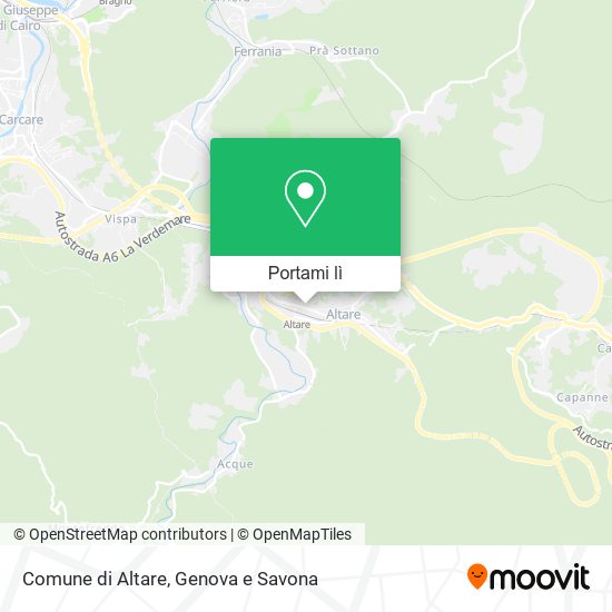 Mappa Comune di Altare