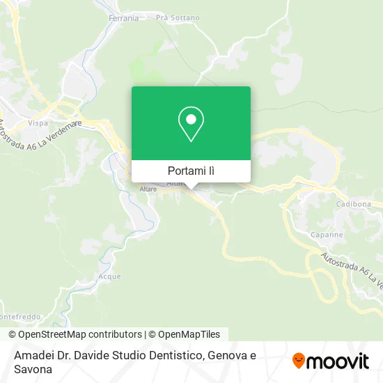 Mappa Amadei Dr. Davide Studio Dentistico