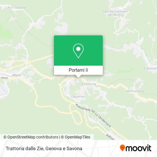 Mappa Trattoria dalle Zie